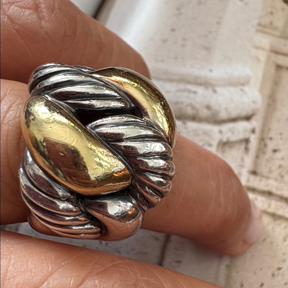 AUTHENTIC DAVID YURMAN BELMONT CURB CHAIN RING - Picture 2 of 6